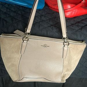 Coach Purse in Tan 18” length